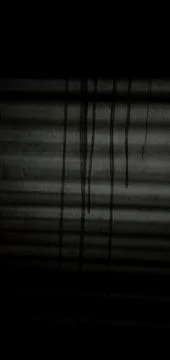 Window ventilation light shadow lines, black and white Foto stock