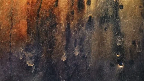 Window with very dirty and dusty glass in daylight in the sunset. Stock Footage 330304975