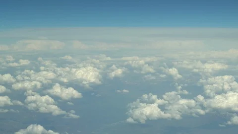 Window View from Airplane Stock Footage 89633716
