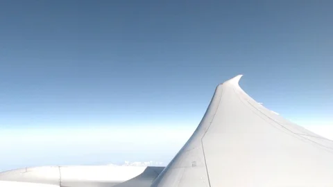 Window View from Airplane 库存影片 89778928
