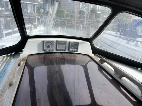 Window view of a boat Stock Photos