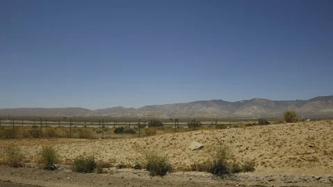 Window view desert Stock Footage 124392763