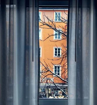 Window view interior Stock Photos