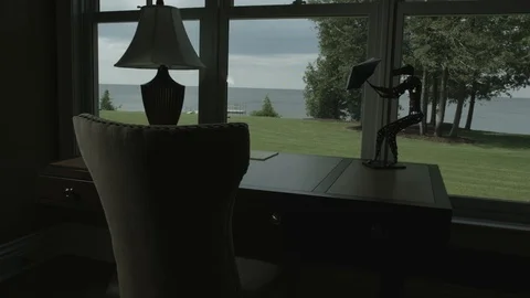 Window View of lake Video stock 82976203