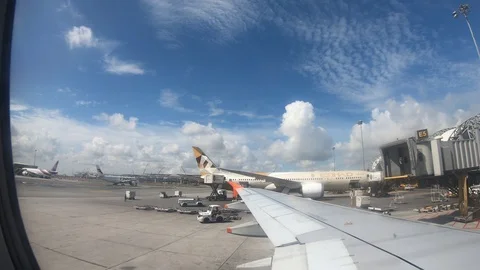 Window view from the plane Stock-Footage 110795252