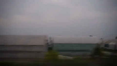 Window View from Train, Car or Bus Видео 89594771