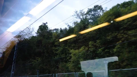 Window View from Train Video stock 99582154