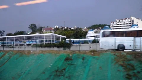 Window View from Train Видео 99582746