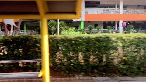Window Views from Busway in Jakarta Stock Footage 247513243