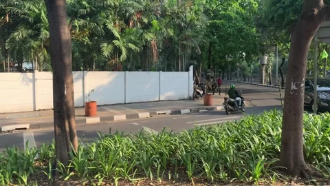 Window Views from Busway in Jakarta Stock-Footage 247513306