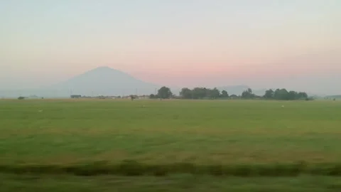 Window Views On The Rain from Java Islan Stock Footage 247479962
