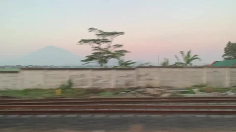 Window Views On The Rain from Java Islan Stock Footage 247479965