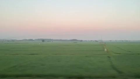 Window Views On The Rain from Java Islan Stock Footage 247479967