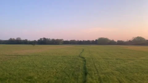 Window Views from Train in Java Island On the Morning Stock Footage 247479813