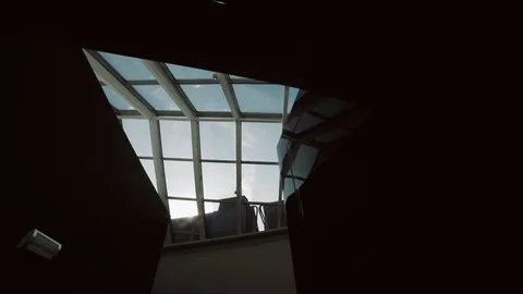 Window Wall In Morden Building. Video stock 107453165