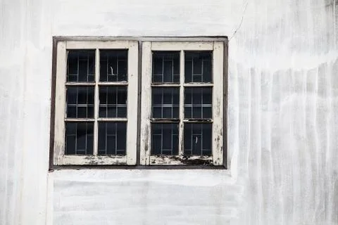 A window on a wall Stock Photos