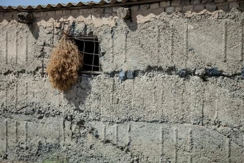 The window in the wall Stock Photos