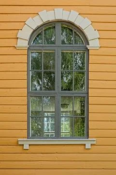 Window on wall. Stock Photos