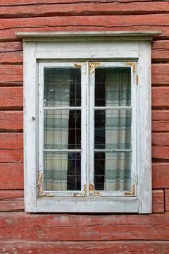 Window on wall. Foto stock