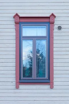 Window on wall. Stock Photos