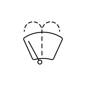 Window washer icon. Element of drip watering icon for mobile concept and web Ilustración de archivo