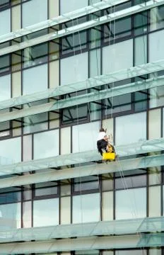 Window washer Stock Photos