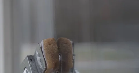 Window Washing Stock Footage 124661754