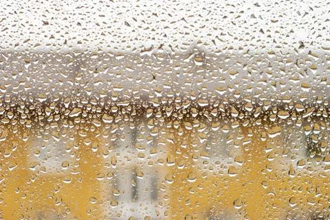 Window water drops Foto stock
