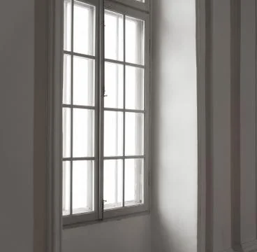 Window in white frame 写真素材