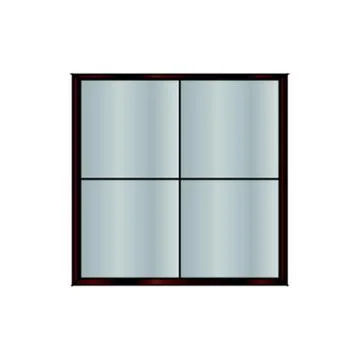 Window on white Stock Illustration