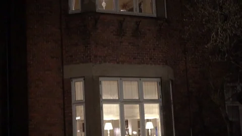 Window. Window in the apartment. Close-up. Stock Footage 202314844