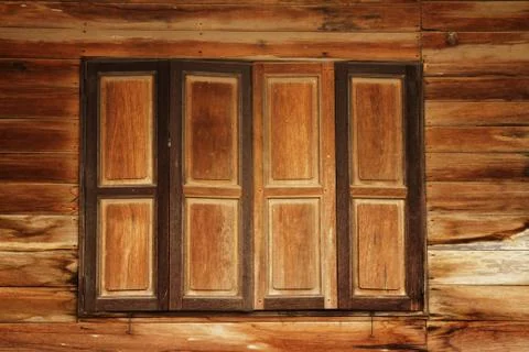 Window wood Stock Photos