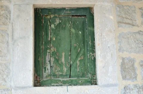 Window wooden shutter Stock Photos