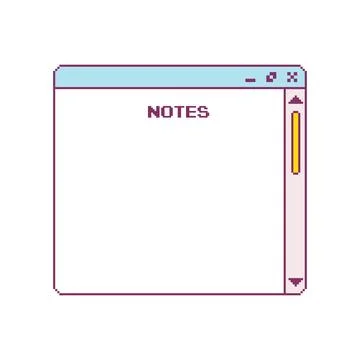 Window y2k interface Retro browser computer   pastel desktop with message b.. Stock Illustration