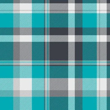 Windowpane check fabric pattern with a structured check arrangement and a wov Stock Illustration
