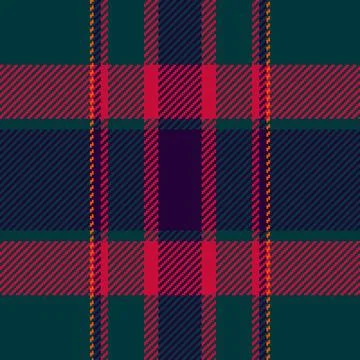 Windowpane plaid texture pattern, vintage background fabric vector. Wool ch.. Stock Illustration