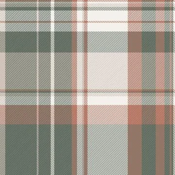 Windowpane vector pattern fabric, twill plaid textile check. Livingroom bac.. Stock Illustration