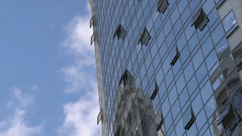 Windows against a blue sky Video stock 111224380