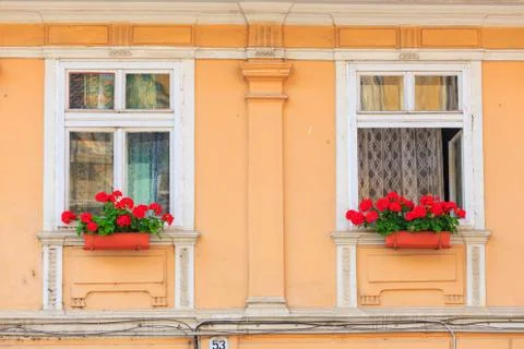 Windows and shutters, close up Stock Photos
