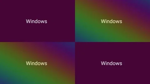 Windows animation. Software. Windows operating system. Stock Footage 157689974