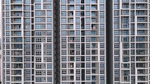 Windows apartment close up Stock Footage 168658055