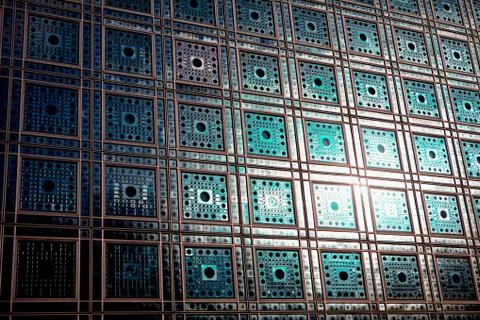 Windows in arabic style 写真素材