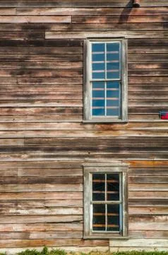 Windows on Barn Stock Photos