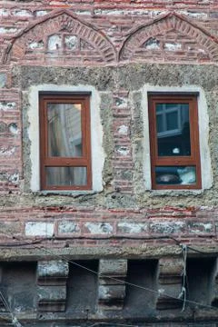 Windows with beautiful architecture Stock Photos