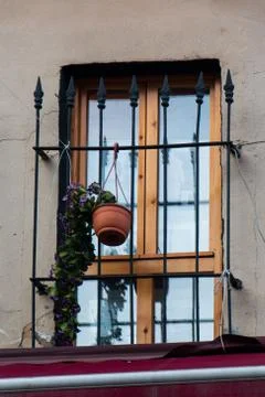 Windows with beautiful architecture Stock Photos