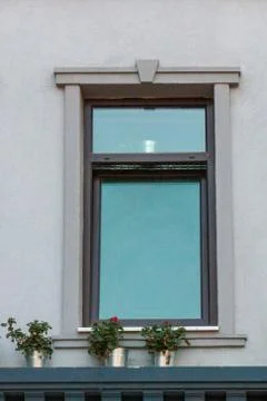 Windows with beautiful architecture Stock Photos