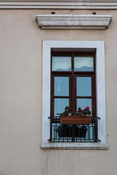 Windows with beautiful architecture Stock Photos