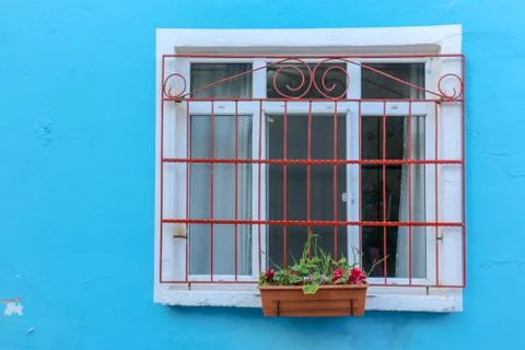 Windows with beautiful architecture Stock Photos