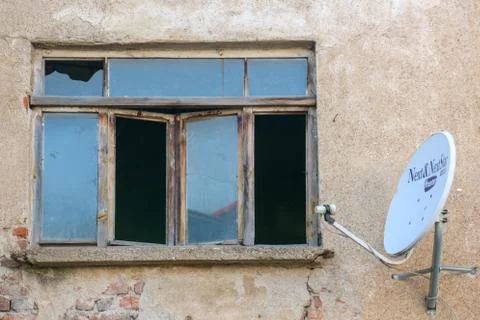 Windows with beautiful architecture Stock Photos