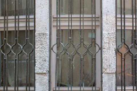 Windows with beautiful architecture Stock Photos